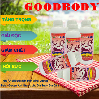 VB Pharma Goodbody Sao Mai chai 1 lít hồi sức giảm chết tăng trọng giải độc cho gia súc gia cầm
