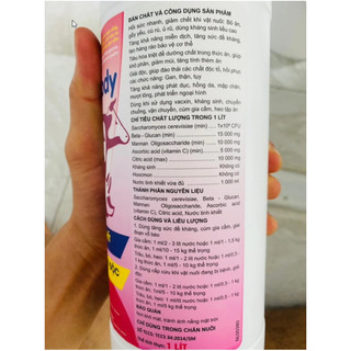 VB Pharma Goodbody Sao Mai chai 1 lít hồi sức giảm chết tăng trọng giải độc cho gia súc gia cầm