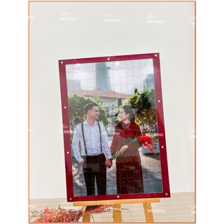 Bảng ký tên hình cưới puze | THAO WEDDING Mẫu 0721