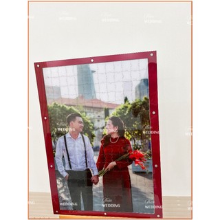 Bảng ký tên hình cưới puze | THAO WEDDING Mẫu 0721