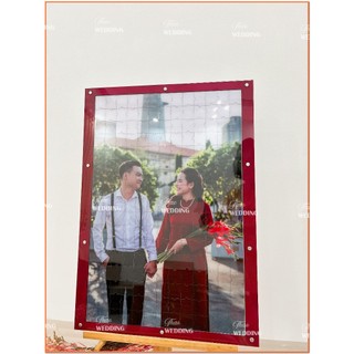 Bảng ký tên hình cưới puze | THAO WEDDING Mẫu 0721