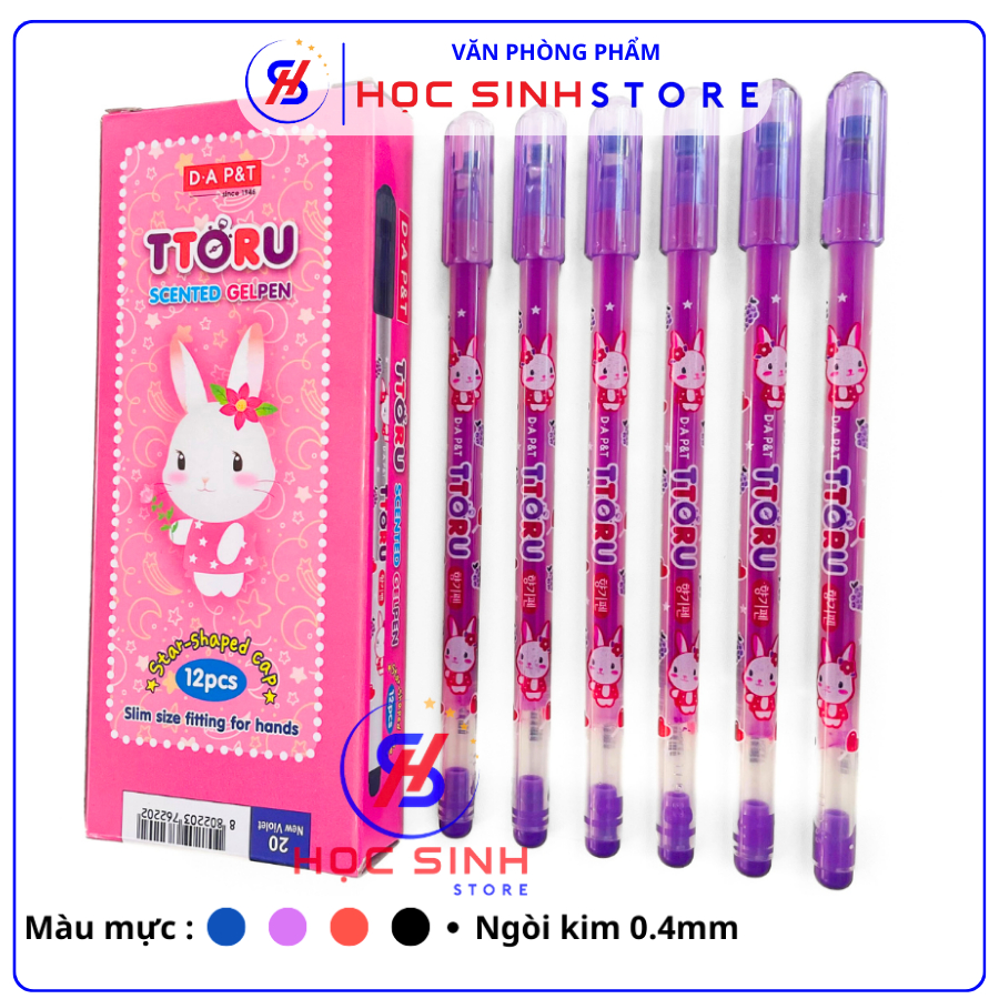 Hộp 12 Cấy Viết Nho Ttoru D.A P&T xanh tím sản xuất tại Hàn Quốc - Học ...