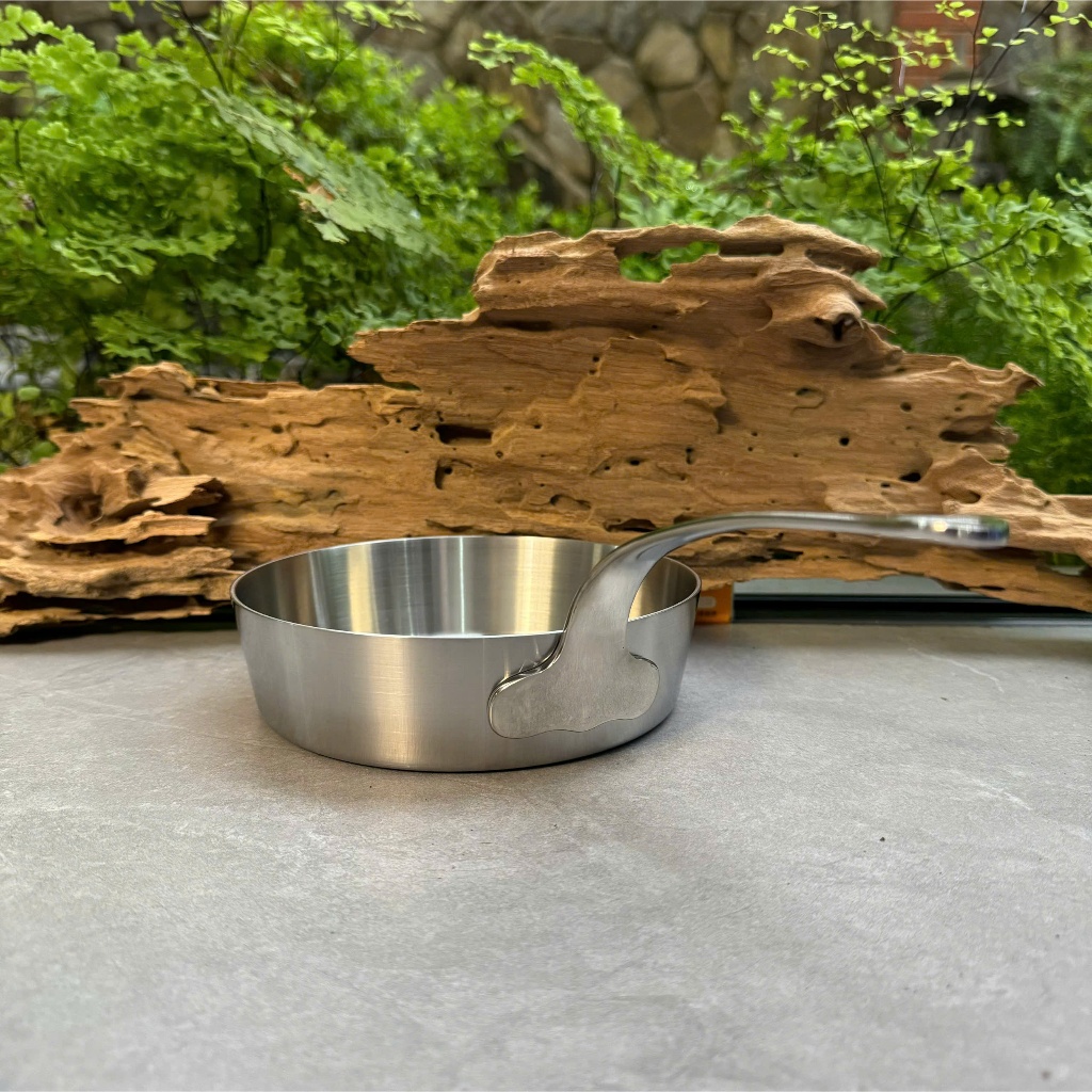 Chảo KINSGEM by Chockmen Size14-16Cm Inox Cao Cấp Chảo Chiên Rán Chảo Xào Dùng Bếp Từ