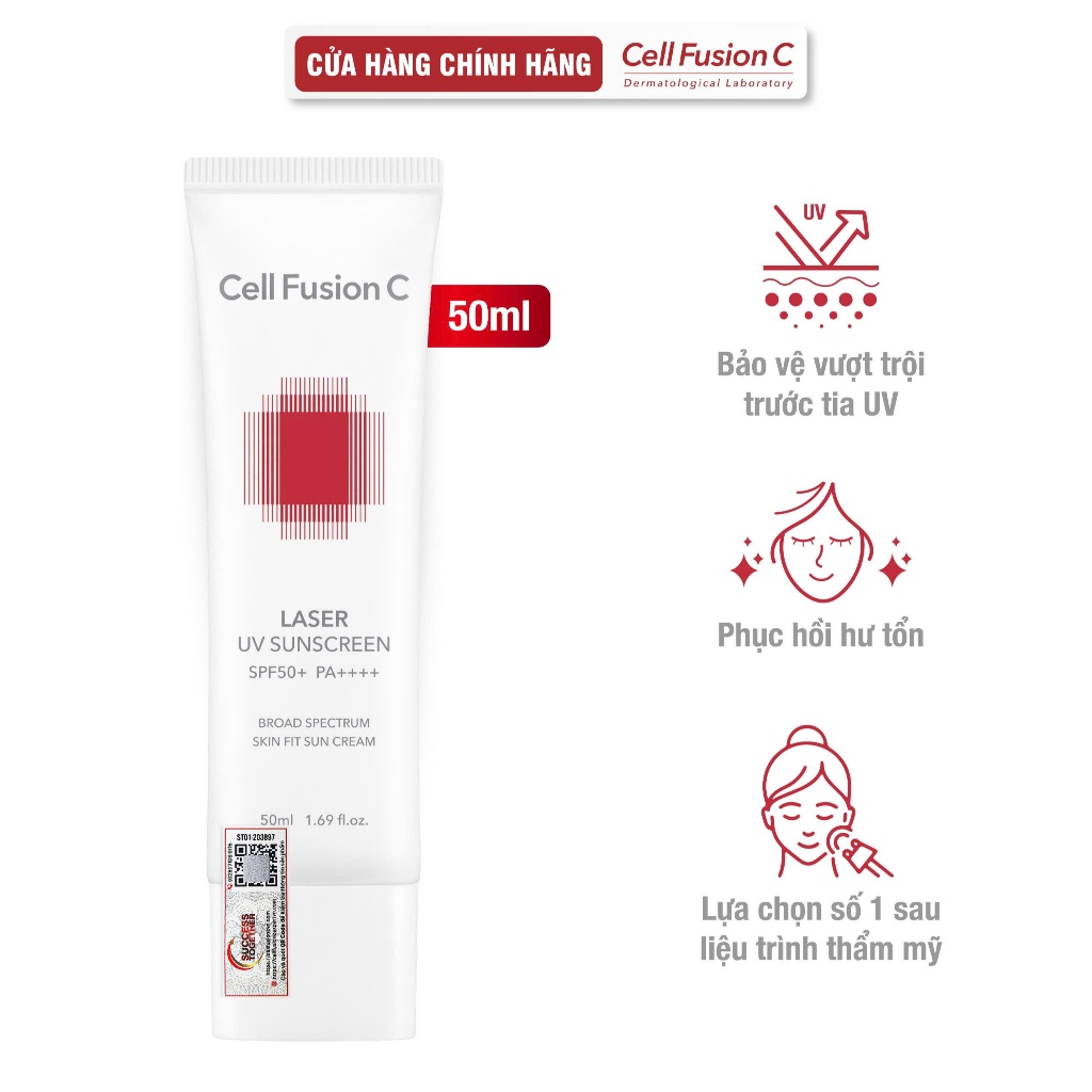 Ảnh Kem Chống Nắng Phổ Rộng Cho Da Treatment Cell Fusion C Laser UV Sunscreen SPF50+ PA++++ 2