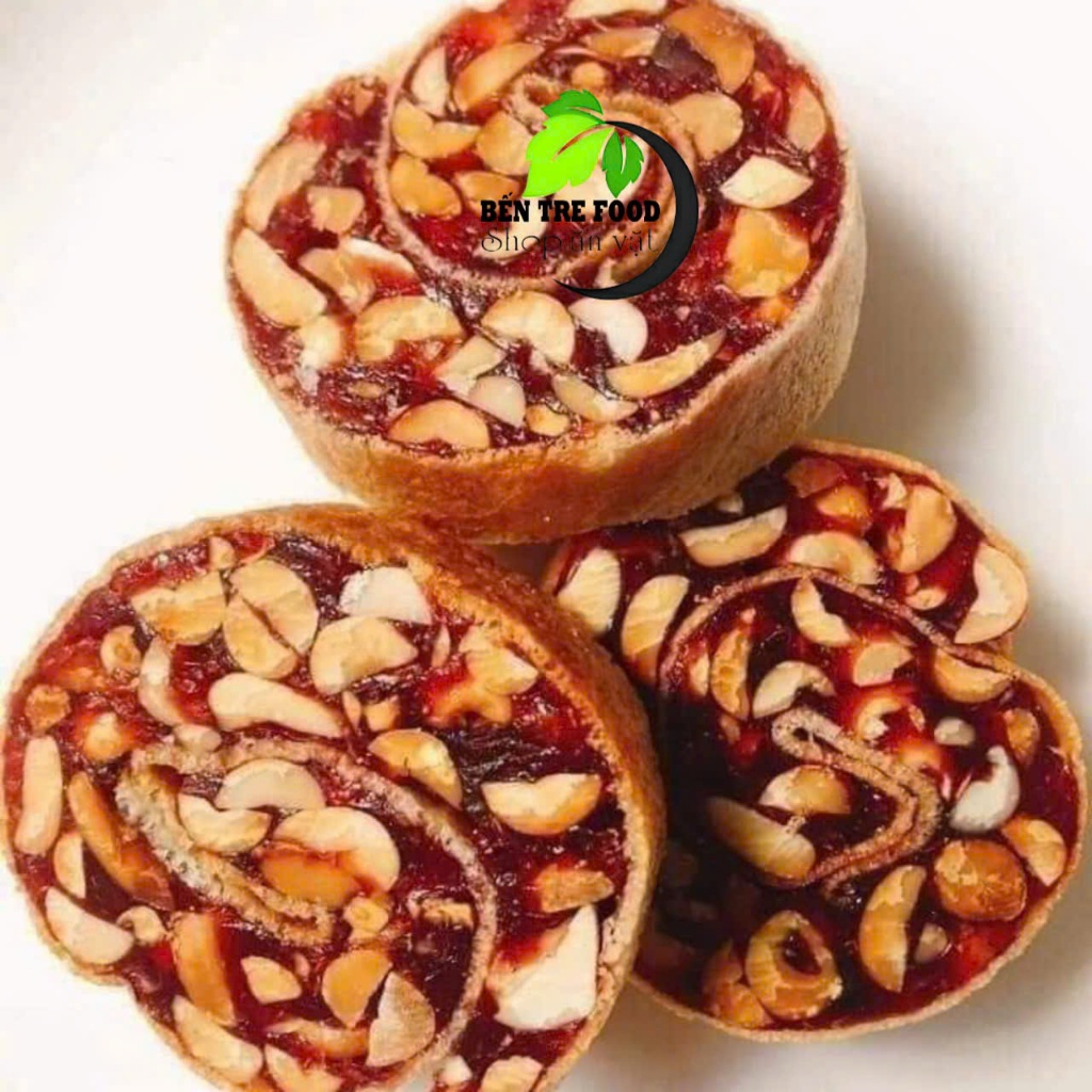 (ĐẶC SẢN BẾN TRE) 500GR KẸO CHUỐI CUỘN ĐẬU CÓ GỪNG KIÊN LONG- ĐẶC SẢN BẾN TRE SHOP