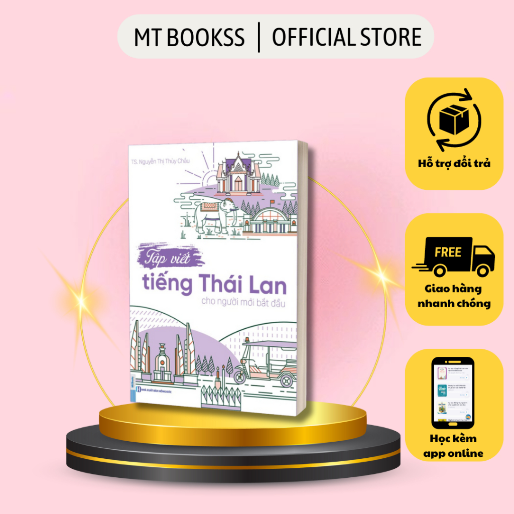 Sách - Tập Viết Tiếng Thái Lan Cho Người Mới Bắt Đầu