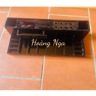 khay 6 ngăn đựng tông đơ có ngăn kéo tiện lợi bóng đẹp mau đen