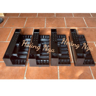 khay 6 ngăn đựng tông đơ có ngăn kéo tiện lợi bóng đẹp mau đen