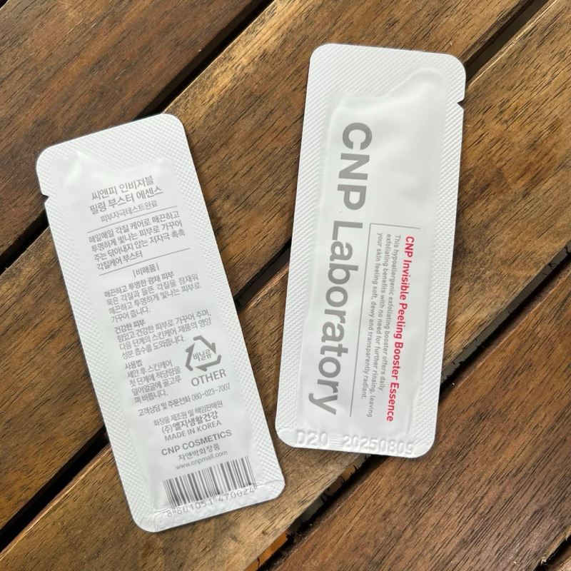Gói tẩy tế bào chết CNP invisible Peeling Booster Laboratory 1ml ...
