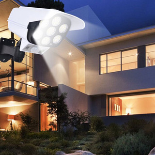 Ảnh 4 – Đèn Led Giả Camera Năng Lượng Mặt Trời Giả Camera Chống Trộm- Chống Nước -Có Điều Khiển Cảm Biến