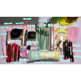 Combo Bộ Túi Makeup Cơ Bản Mix Trọn Bộ 21PCS LAMEILA Từ A-Z Cho Các Nàng Thích Làm Đẹp Hàng Nội Địa Siêu Rẻ