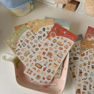 Sticker Nhật Bản Mind Wave Daiso trang trí bullet journal Nhà Kawaii