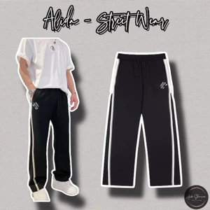 ⚡️[Hight Quality]Quần Nỉ Dài Lu1s Vu11on Logo Embroidered Pants Nam Nữ - Điểm Nhấn Ghim Cái Tháo Rời Cao Cấp Street Wear
