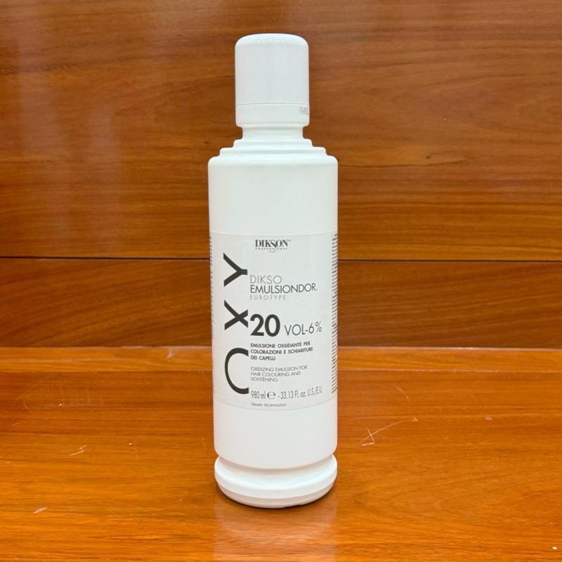 Oxy trợ nhuộm Dikson 12% 40Vol giảm xót da đầu Italia 980ml