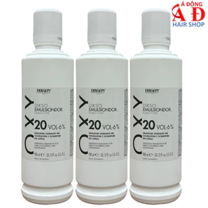 Oxy trợ nhuộm Dikson 12% 40Vol giảm xót da đầu Italia 980ml