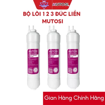 Bộ lõi lọc nước 123 MUTOSI đúc liền dùng cho máy lọc nước Mutosi MP-370U