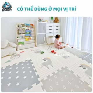 Thảm Xốp Pakey Dày 2cm Cho Bé, Thảm XPE Lót Sàn Ghép Cao Cấp Màu Sắc Đa Dạng Họa Tiết Ngộ Nghĩnh