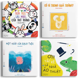 Sách Combo 4 cuốn Điều kì diệu của màu sắc Ehon cho bé 0-6 tuổi