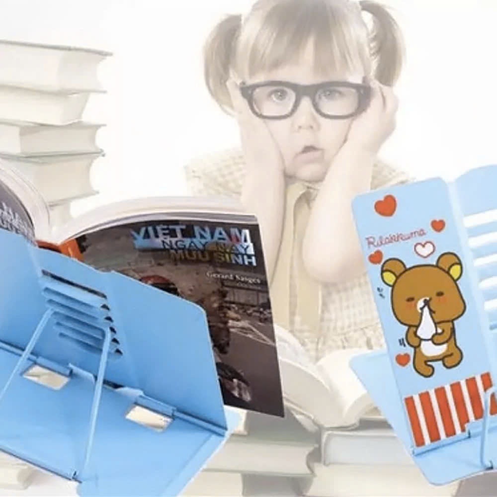 Giá Đỡ Kẹp Sách Thông Minh Chống Cận Thị, Chống Gù Lưng, Giữ Sách Vở Chắc Chắn DTOnline (ngẫu nhiên)