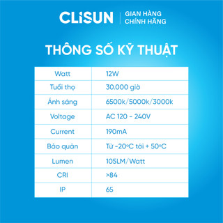 Đèn Tường Trang Trí CLISUN | Đèn Gắn Tường Đèn Treo Tường DHD Hiện Đại Tối Giản Tiết Kiệm Điện 12W