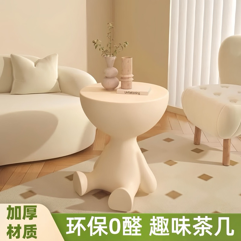 Bàn Trà Sofa Kệ Kiêm Ngăn Chứa Đồ Gấu Bearbrick Phong Cách Bắc Âu Ins