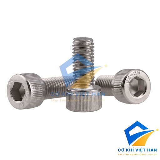Bu lông inox 304 lục giác chìm đầu trụ size M8, ốc đầu trụ , ốc lục ...