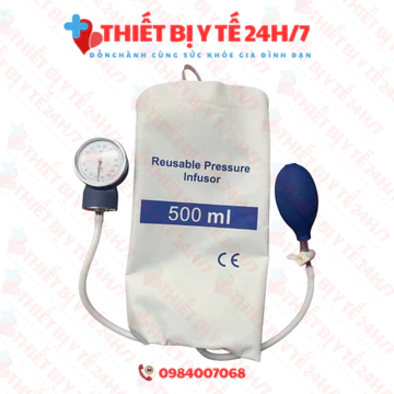 [HÀNG CHUẨN] BAO HƠI ĐO HUYẾT ÁP ĐỘNG MẠCH - TÚI TĂNG ÁP LỰC TRUYỀN (Pressure Infusion Bag)