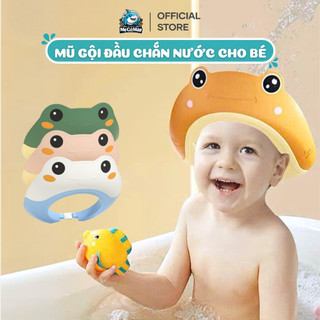 Mũ Gội Đầu Chắn Nước Bảo Vệ Tai Cho Bé 0 - 6 Tuổi, Mũ Tắm Có Thể Điều Chỉnh Vòng Đầu