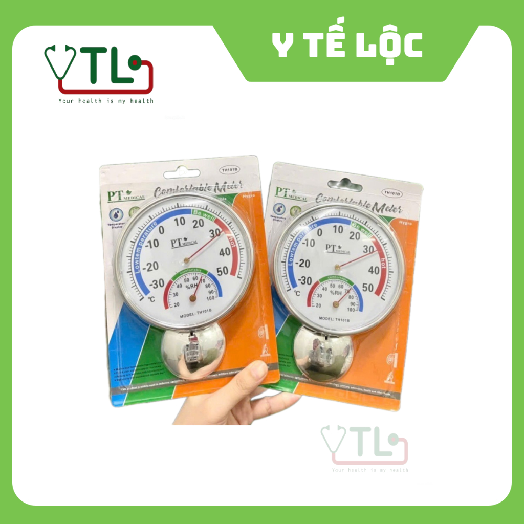 Nhiệt Ẩm Kế Cơ Học PTmedical Lớn TH101B hoặc Nhỏ TH108 - Thiết Bị ...