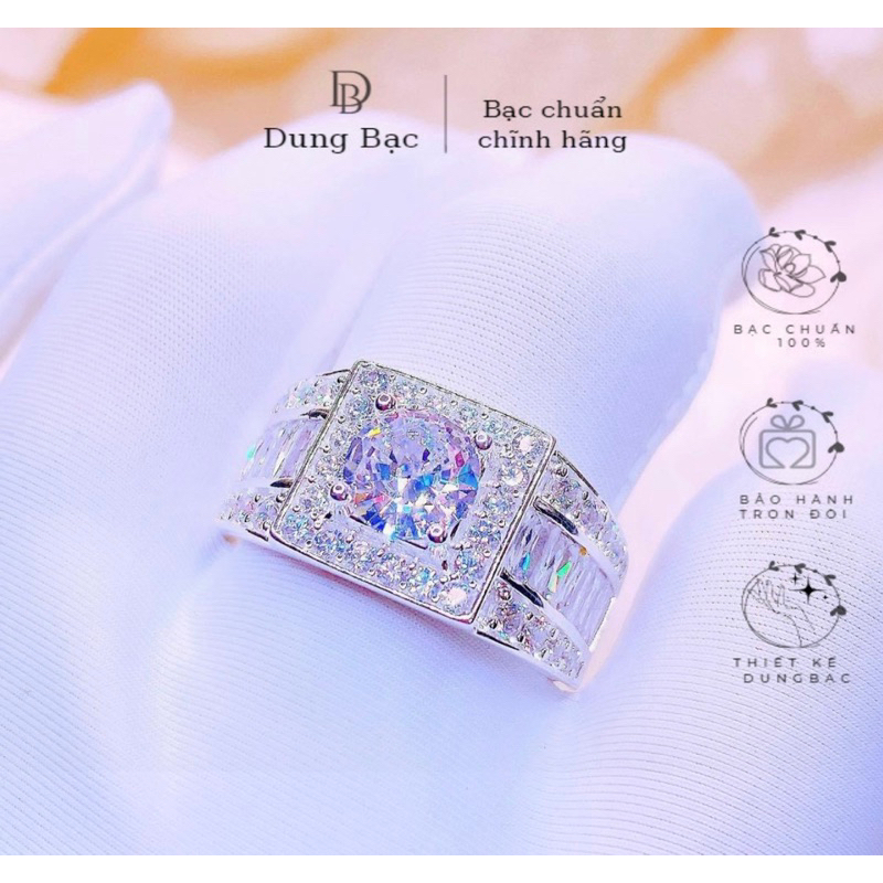 Men's 925 Silver Ring by Dung Bạc