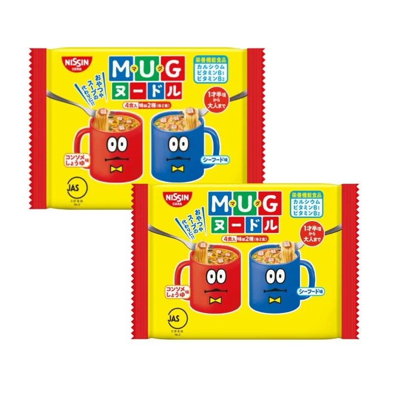 Mì Mug vàng Nissin‎ Nhật Bản ăn dặm cho bé trên 1 tuổi 94g