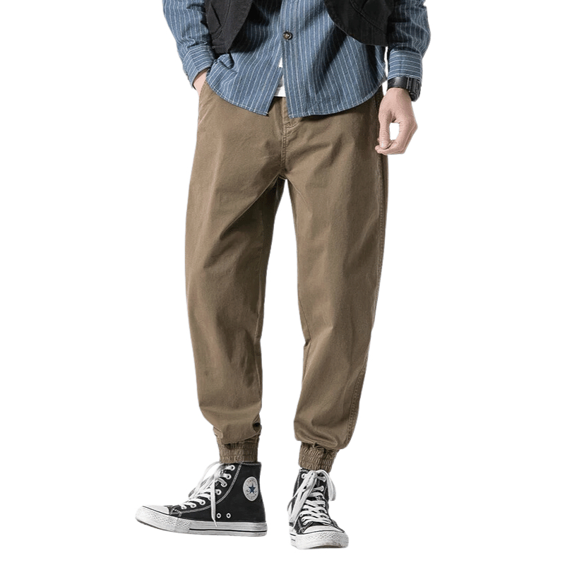 Bigsize 45-105KG Quần Jogger Nam Nữ Kaki Cạp Chun Bo Gấu Co Giãn Sói Store - Menswear, Pants - MÃ 21