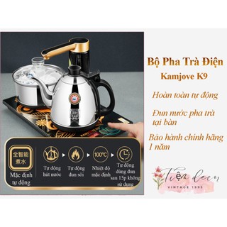 Bếp pha trà điện Kamjove K9 Inox cách nhiệt 4 lớp dày dặn bảo hành chính hãng 1 năm - Đổi mới nếu có lỗi