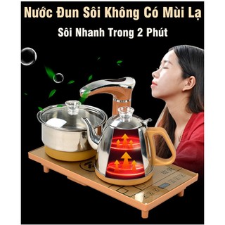 Bộ bếp pha trà thông minh cho bàn trà điện Inox 304 dày dặn - Bảo hành chính hãng 1 năm - Bếp điện pha trà tự động