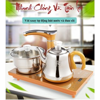 Bộ bếp pha trà thông minh cho bàn trà điện Inox 304 dày dặn - Bảo hành chính hãng 1 năm - Bếp điện pha trà tự động