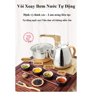 Bộ bếp pha trà thông minh cho bàn trà điện Inox 304 dày dặn - Bảo hành chính hãng 1 năm - Bếp điện pha trà tự động