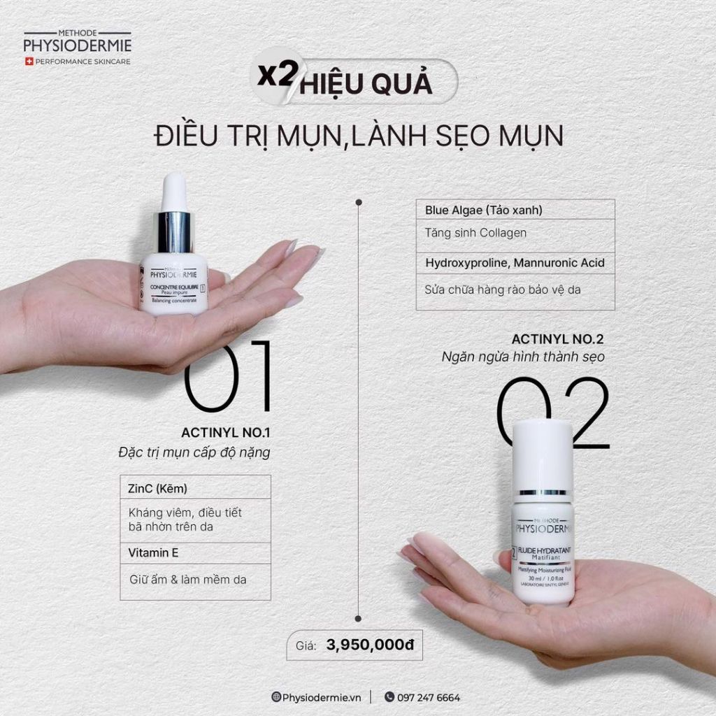 Ảnh Bộ đôi Actinyl giảm mụn nội tiết, mụn sưng viêm Actinyl Duo 3