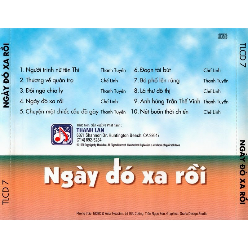Băng Cassette Chế Linh, Thanh Tuyền - Ngày Đó Xa Rồi