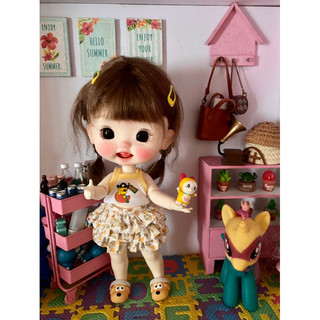 Set áo hình ngẫu nhiên kèm váy tầng size dian mập,cừu bé,cá lớn,6 nhỏ( size khác vui lòng ib shop)
