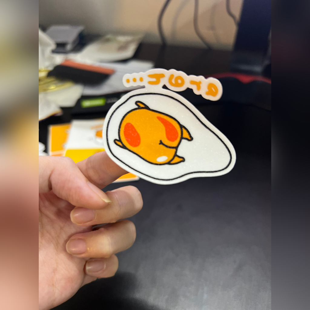 Miếng Dán Trang Trí TRỨNG LƯỜI GUDETAMA - Sticker Thẻ ATM (Thẻ Chung Cư, Thẻ Xe, Debit, Credit) NF2