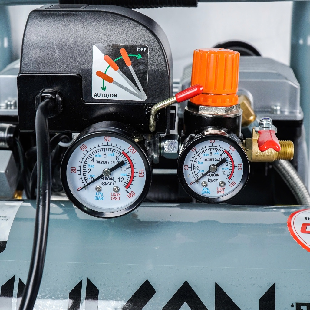Máy Nén Khí Không Dầu HUKAN(GEN2 PRO)10L Nạp khí nhanh 21s,Động Cơ Đồng 100% Dùng Phun Sơn, Thổi Bụi, Thổi Nước, Bơm Hơi