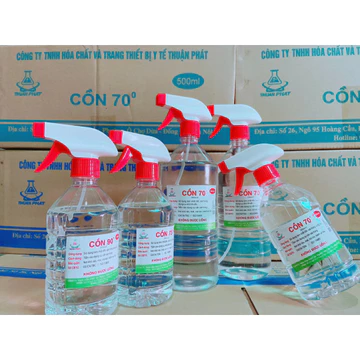 (Chính Hãng) Cồn Y Tế 70, 90 Độ có Vòi Xịt Dùng Để Sát Khuẩn Tiệt Trùng Trong Y Tế, Spa - Chika