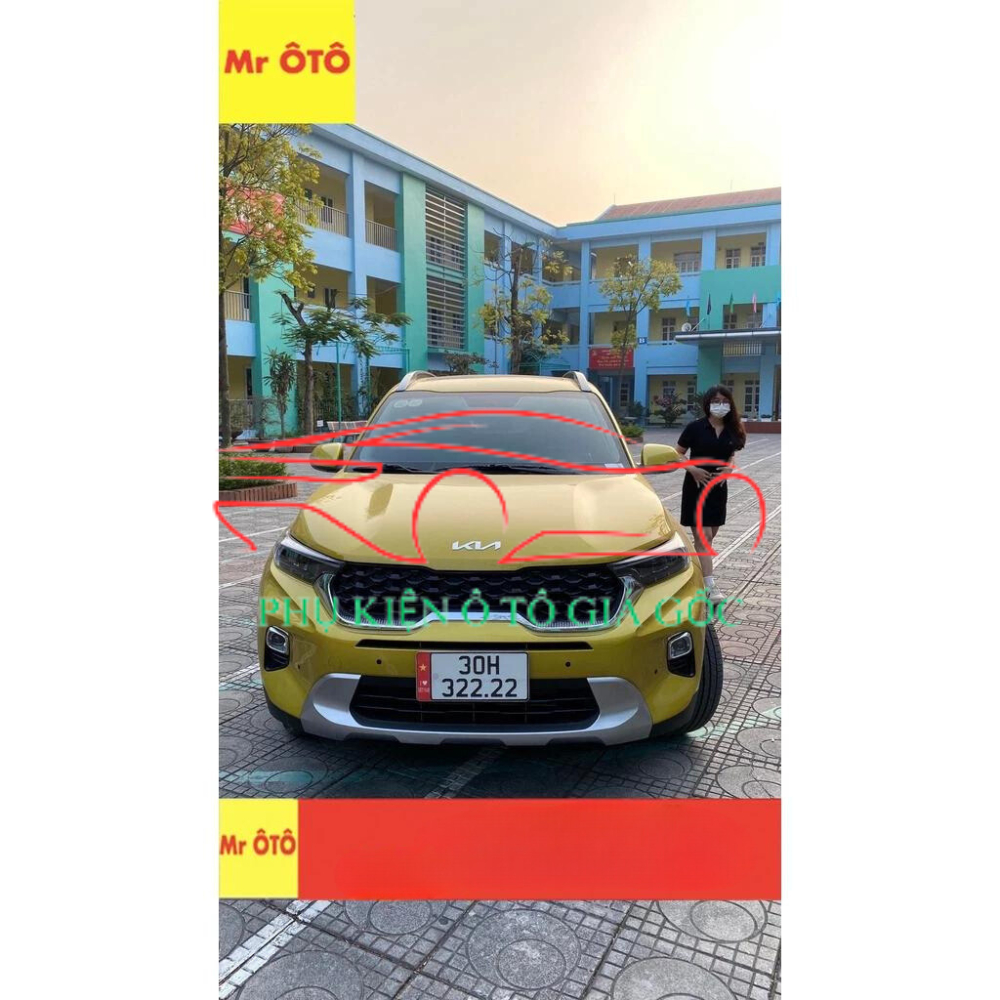 Rèm che nắng  xe Kia Sonet 2022, 2023, 2024 chống nắng giảm đến 99% - Hàng loại 1