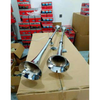 Còi hơi inox 70 cm và 1 mét điện áp dùng chung 12/24V.