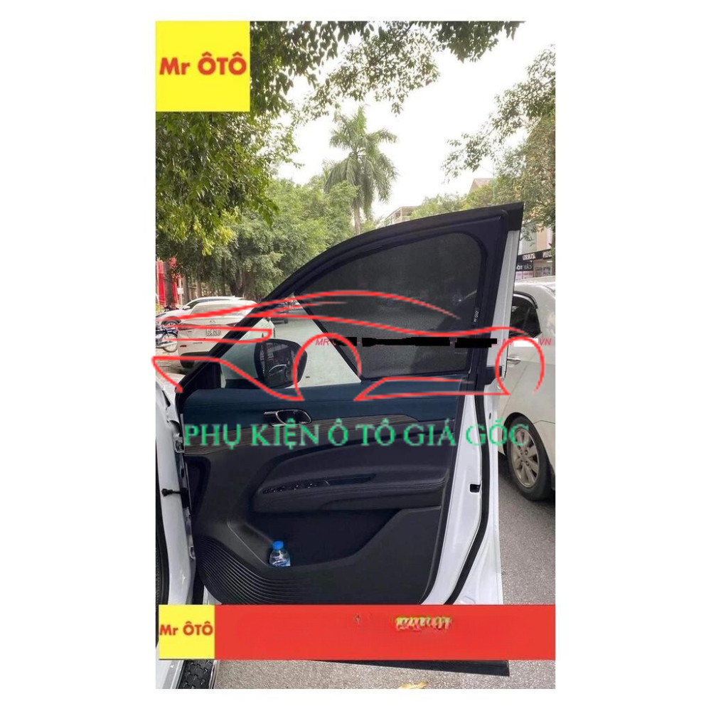 [ MR Ô TÔ] Rèm chắn nắng xe Ford Territory 2022, 2023 chống nắng giảm đến 99% - Hàng loại 1