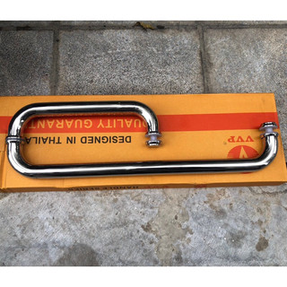 Tay nắm phòng tắm kính INOX 304- Tâm Lỗ 235x435 (tay nắm cabin phòng tắm inox304)