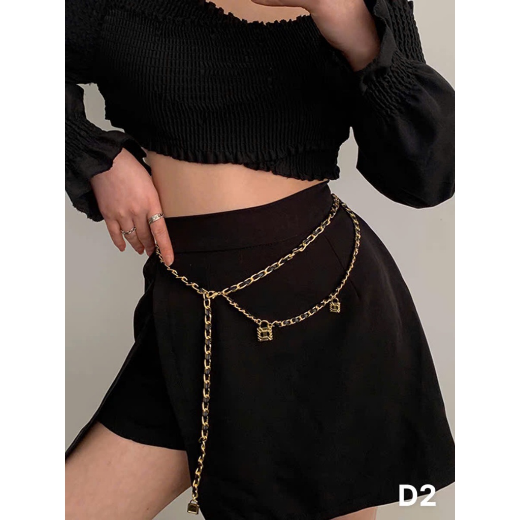 [RẺ VÔ ĐỊCH - 12 Mẫu] Đai Váy Nữ Xinh RANSHI Belt Xích Đính Đá Phối Đồ Phong Cách Trẻ Trung Sang Chảnh Tạo Điểm Nhấn