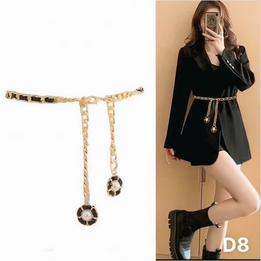[RẺ VÔ ĐỊCH - 12 Mẫu] Đai Váy Nữ Xinh RANSHI Belt Xích Đính Đá Phối Đồ Phong Cách Trẻ Trung Sang Chảnh Tạo Điểm Nhấn