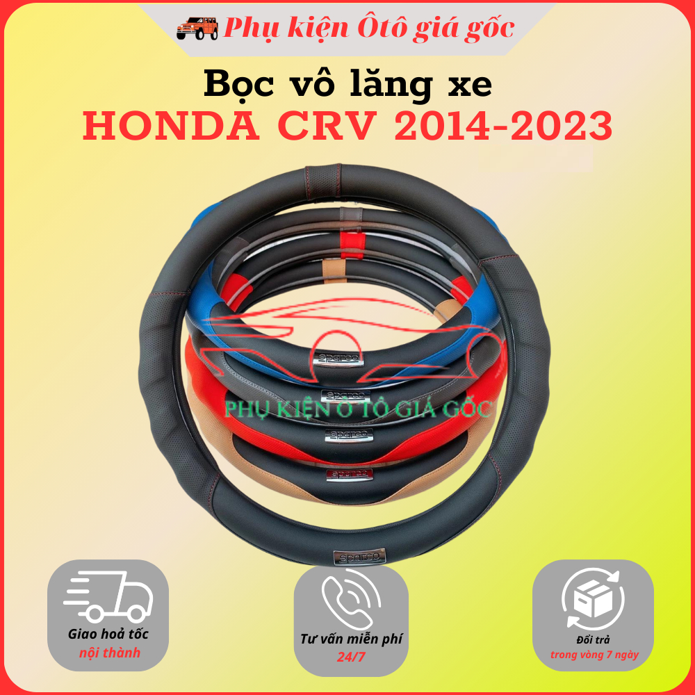 Bọc vô lăng xe Honda CRV 2014-2023