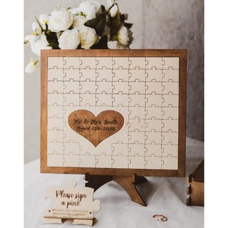 Bảng ký tên puzzel | THAO WEDDING guestbook Trang Trí Tiệc Cưới Và Đám Hỏi, Decor, Quà Tặng Full Size Mẫu 0398